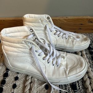 Vans White High Tops
